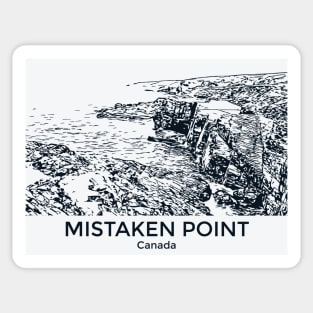 Mistaken Point - Canada Sticker
